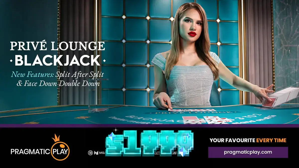 Meja blackjack VIP dengan suasana mewah dan dealer profesional